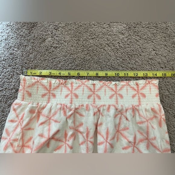 Loft Linen Blend Star Tie Dye Midi Skirt - Picture 5 of 8